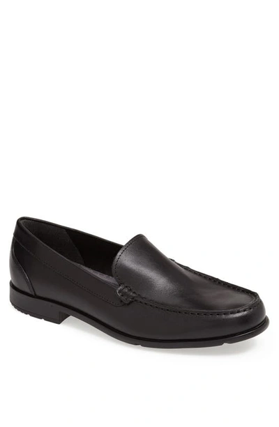 Rockport Classic Venetian Loafer In Black Leather