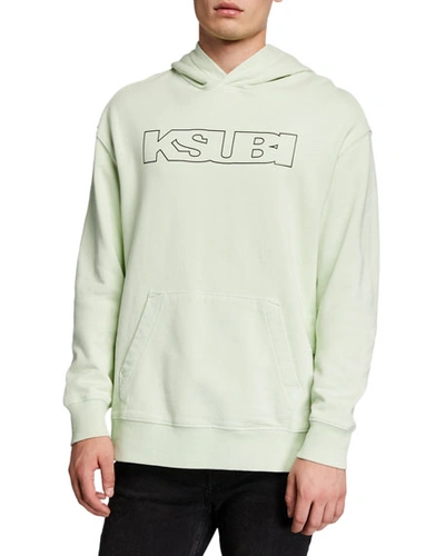 Ksubi Men's Signs Of The Times Pullover Hoodie In Green