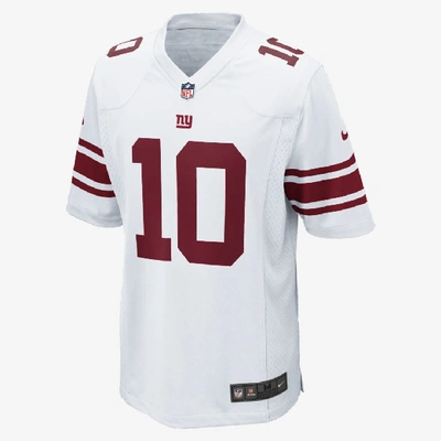 Nike Nfl New York Giants (eli Manning) Men's Football Away Game Jersey In White