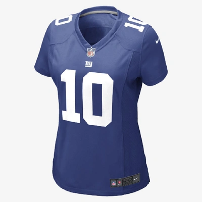 Nike Nfl New York Giants (eli Manning) Women's Game Football Jersey In Rush Blue