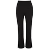 ROLAND MOURET GOSWELL BLACK KICK-FLARE TROUSERS,3710930