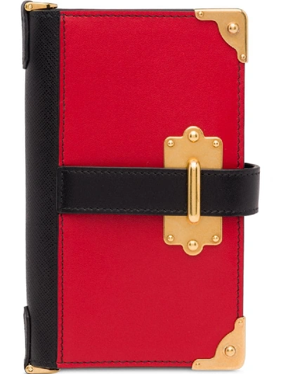 Prada Cahier Iphone X And Xs Case In Red