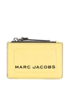 Marc Jacobs Top Zip Multi Wallet In Yellow