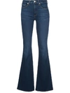 Veronica Beard Beverly High-rise Flared Jeans In Blue