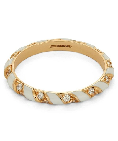 Alice Cicolini Gold Memphis Candy Pave Diamond Ring