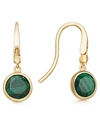 ASTLEY CLARKE Gold Vermeil Stilla Malachite Drop Earrings,5059419160190