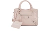 BALENCIAGA Classic Mini City shoulder bag,300295-DB5XN/LIGHT ROSE/L WHITE