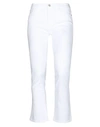 MANILA GRACE MANILA GRACE WOMAN DENIM PANTS WHITE SIZE 30 COTTON, ELASTANE,42772909SX 8