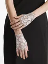 2310 Studio Crochet-lace Fingerless Gloves In White