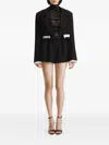 2310 Studio Cropped-jacket Tailored-shorts Suit In Black