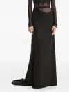 2310 Studio Draped Maxi Skirt In Black