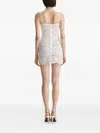 2310 Studio Lace Corset Mini Dress In Multi