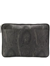 ETRO PAISLEY PRINT LAPTOP CASE