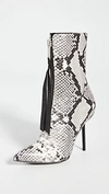 Ben Taverniti Unravel Project Unravel Project Grey 100 Snake Print Ankle Boots In Medium Grey