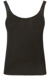 SAINT LAURENT GEORGETTE TANK TOP,201395DTO000001-1000