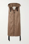 MAX MARA THE CUBE HOODED PADDED SHELL GILET