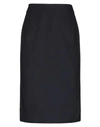 Emporio Armani Knee Length Skirt In Black