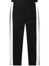 BURBERRY SIDE STRIPE TAILORED TROUSERS