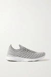 Apl Athletic Propulsion Labs Techloom Wave Two-way Running Sneakers In Silver