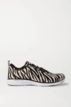 APL ATHLETIC PROPULSION LABS TECHLOOM PRO ZEBRA-PRINT CALF HAIR SNEAKERS