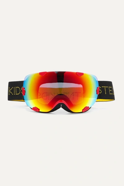 Stella Mccartney Kids' Mirrored Ski Goggles In Black