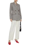 JOSEPH MOORE PRINCE OF WALES CHECKED COTTON AND LINEN-BLEND BLAZER,3074457345621659332