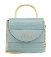 CHLOÉ ABY LOCK SMALL LEATHER SHOULDER BAG,P00438415