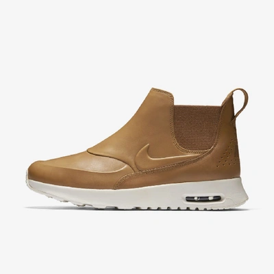 Nike Air Max Thea Mid 859550-200 Women's Ale Brown Sail Leather Shoes Gra12 In Ale Brown,sail,velvet Brown,ale Brown