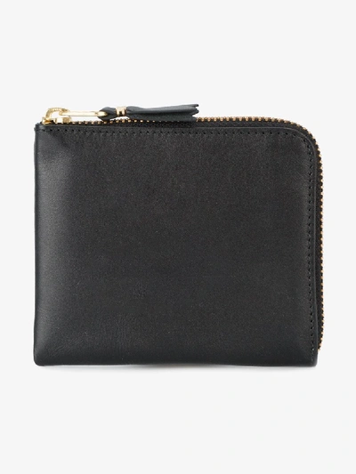 Comme Des Garçons Black Classic Half-zip Leather Wallet