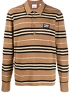 BURBERRY 条纹POLO衫