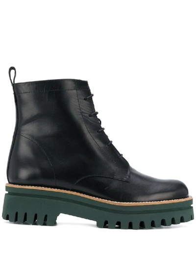 Paloma Barceló Anine Lace-up Boots In Black