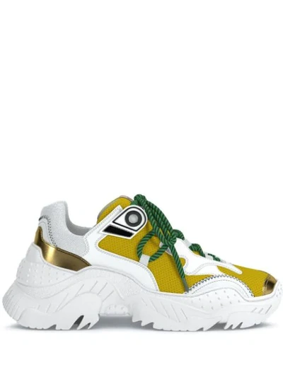 N°21 Customisable Billy Trainer In Yellow