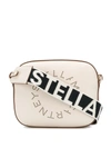 Stella Mccartney Mini Stella Logo Camera Bag In White