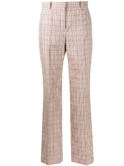 Nina Ricci Checked Tailored Trousers In Neutrals
