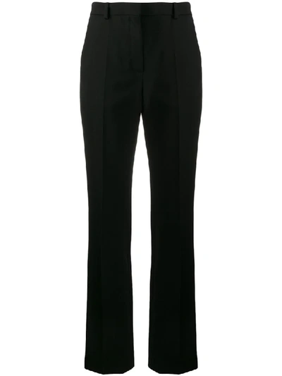 Nina Ricci Pintuck Front Tailored Trousers In Black