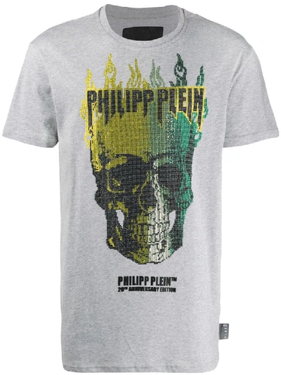 Philipp Plein Printed T In Grey