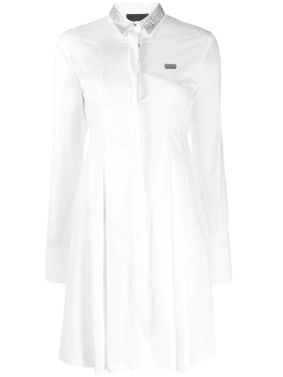 Philipp Plein Crystal Shirt In White