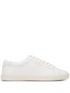 Saint Laurent 10mm Andy Leather Sneakers In White
