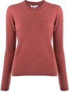 Vince Crew-neck Cashmere Jumper In Red