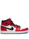 Jordan Air  1 Retro High Og "spider-man Origin Story" Sneakers In Red