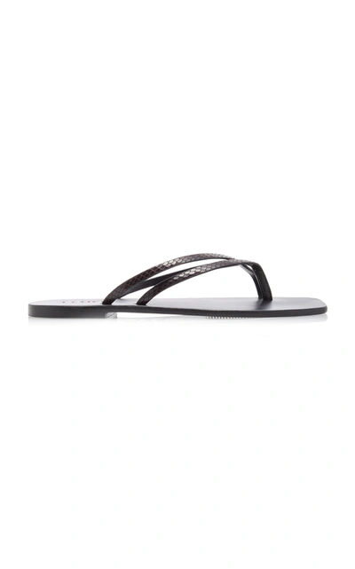 A.emery Benni Leather Sandals In Brown