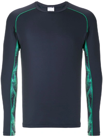 Track & Field Surf Folhas Tf Power Long Sleeves T-shirt In Blue