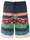 Track & Field Surf Ultramax Printed Swim Shorts In Multicolour