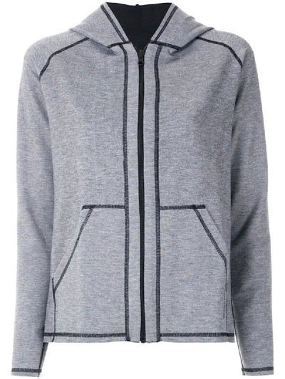 Track & Field Softmax Strech Reversible Jacket In Grey