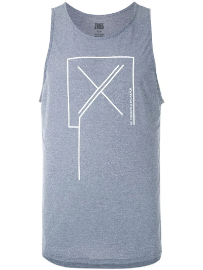 Track & Field Thermodry Printed Tank Top In Grey