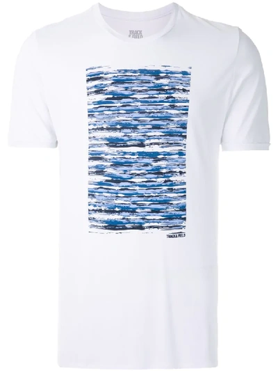 Track & Field Thermodry Striped T-shirt In White