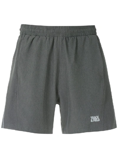 Track & Field Trainer Laser Ultramax Stretch Shorts In Grey