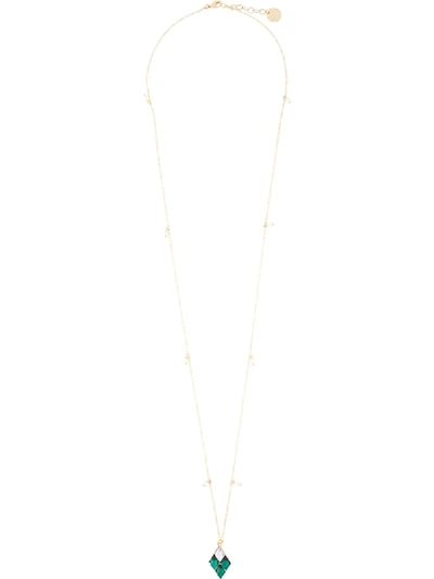 Anton Heunis Geometric Pendant Necklace In Gold