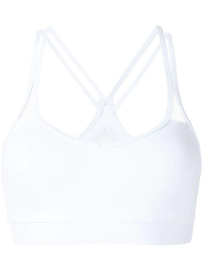 Track & Field Cristal Double Straps Top In White