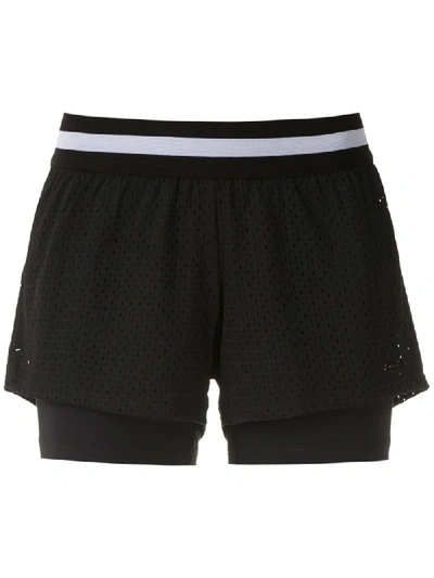 Track & Field Mesh Tf Power Shorts In Black